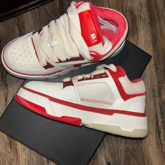 Amiri MA-1 Mesh Bi Color High Top Sneakers - Picture 3 of 9